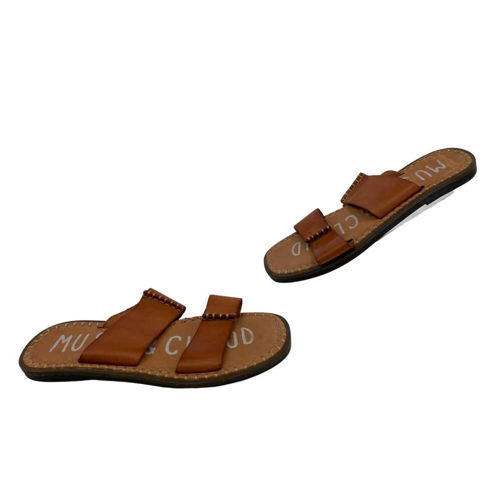 Musse & Cloud Brown Leather Open Toe Sandals | Size 37EU